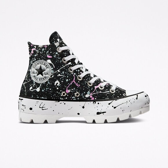 Chuck Taylor All Star Lugged Paint Splatter Platform Sneaker
